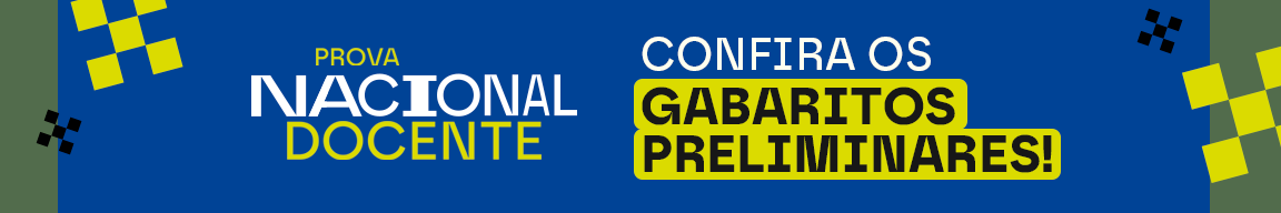 Prova Nacional Docente - Confira os gabaritos preliminares, acesse!