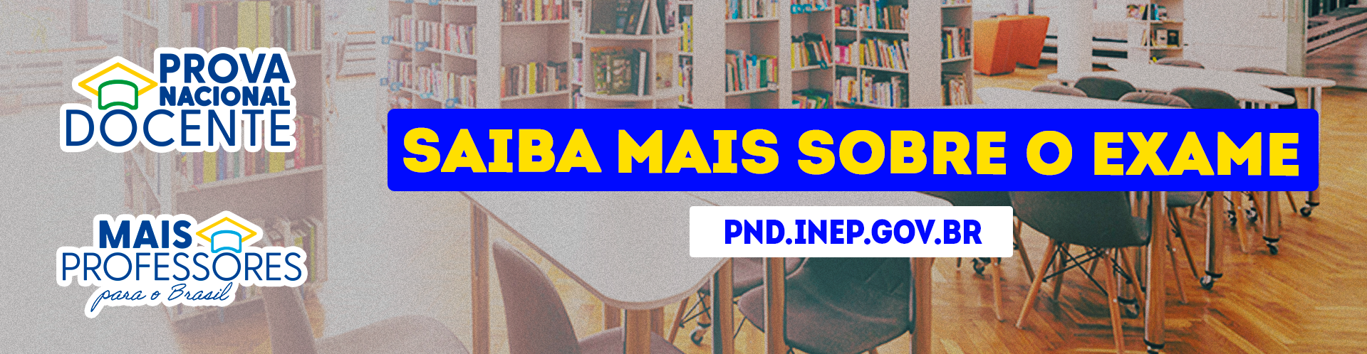 Prova Nacional Docente - Saiba mais sobre o exame pnd.inep.gov.br