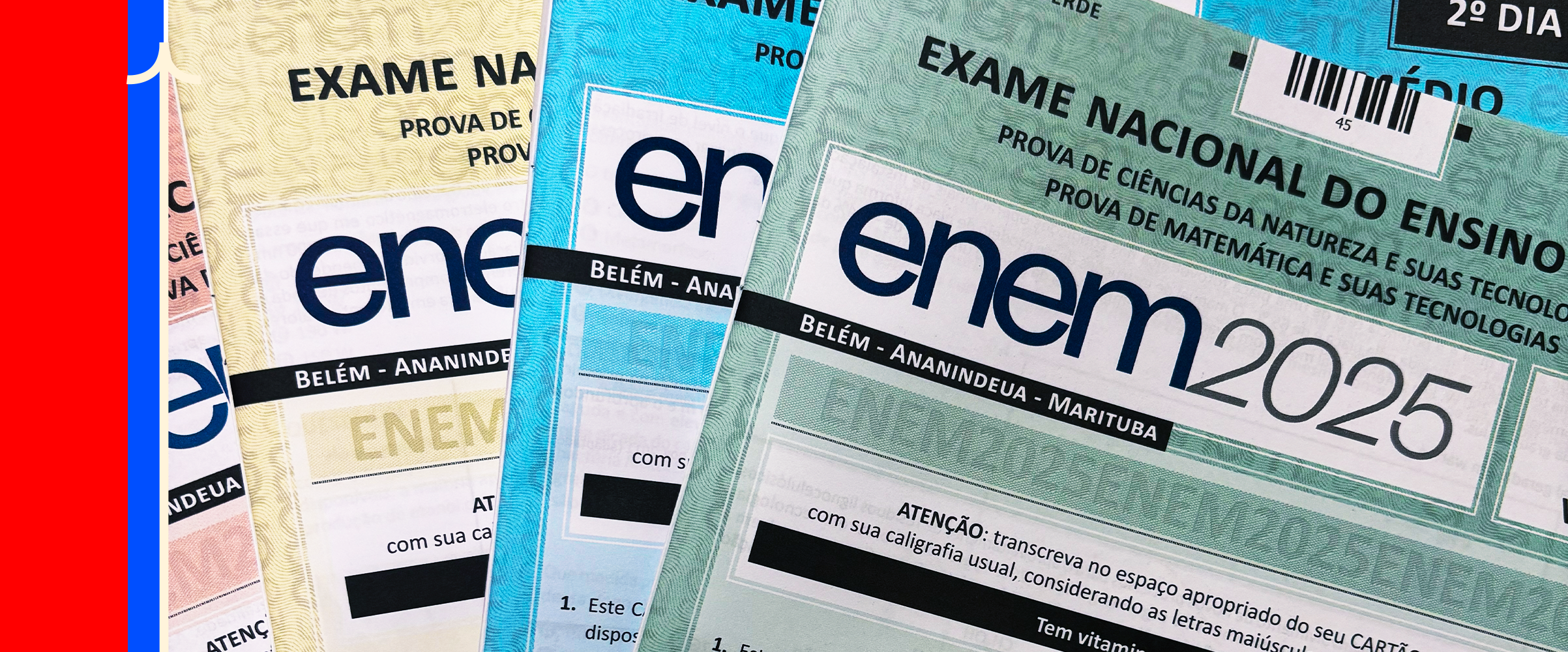 Enem Pará: divulgados gabaritos e Cadernos de Questões do 2º dia