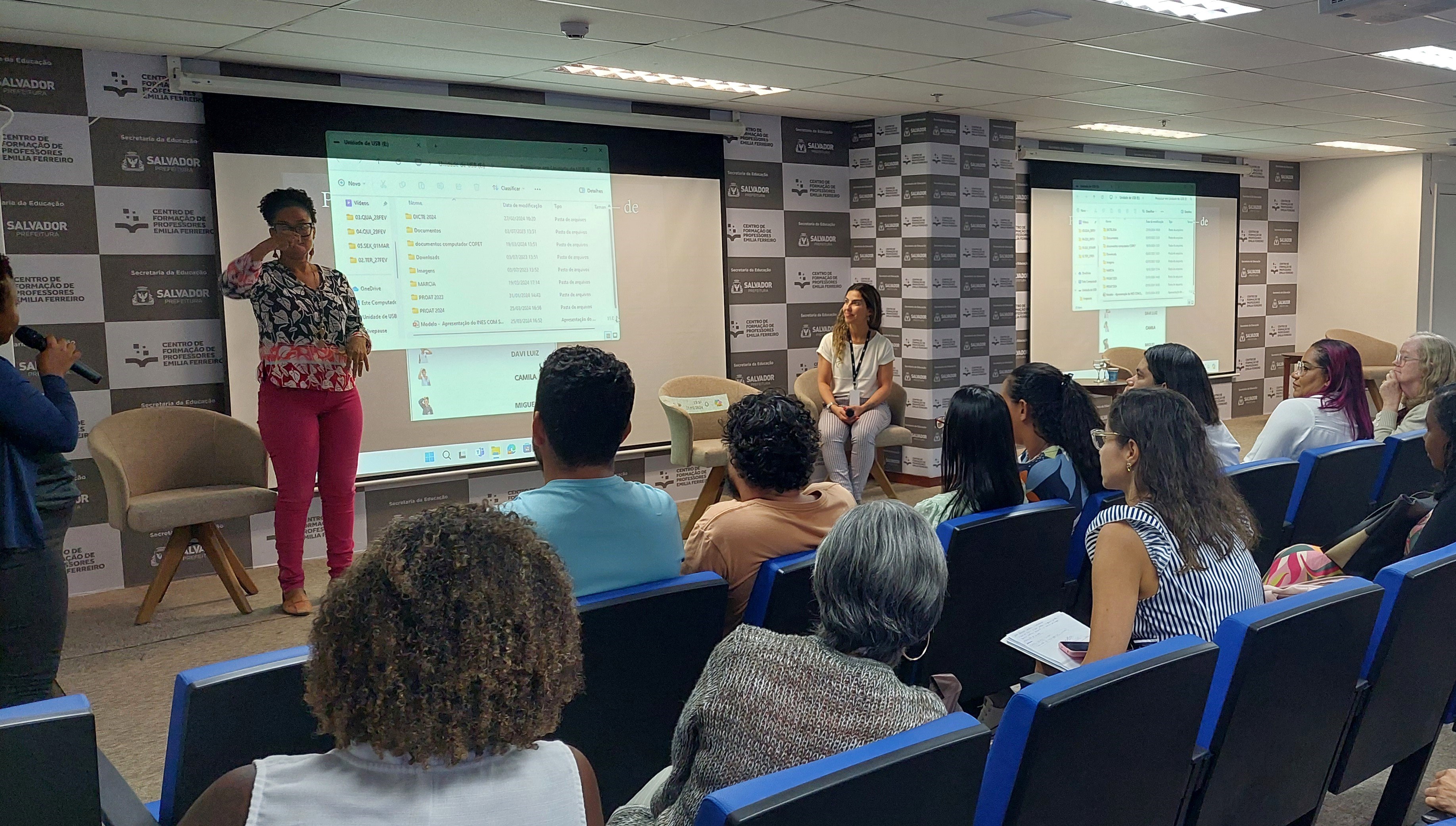 Educadores de Salvador participaram da AT