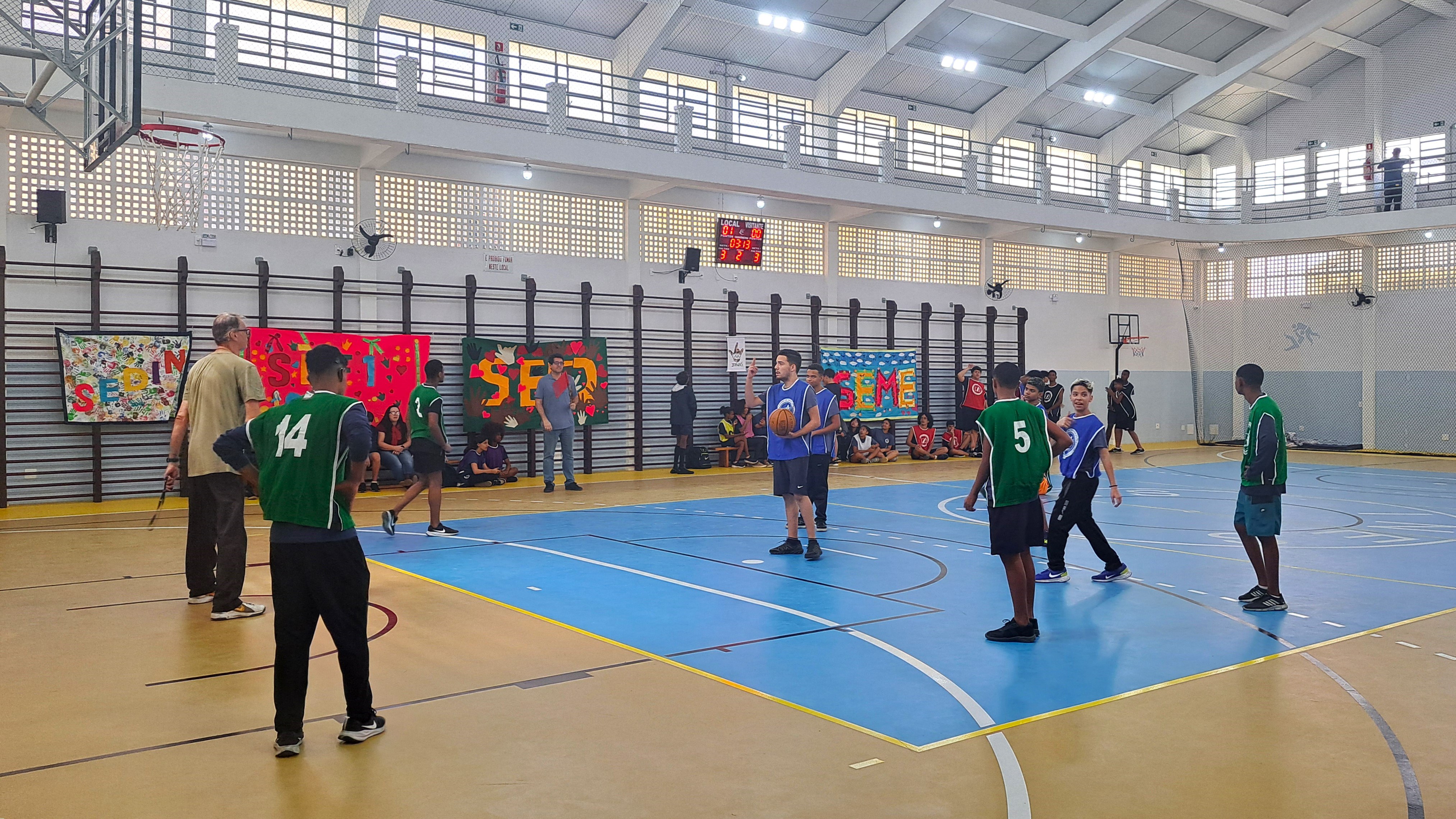 Ginásio e basquete foram destaques da edição