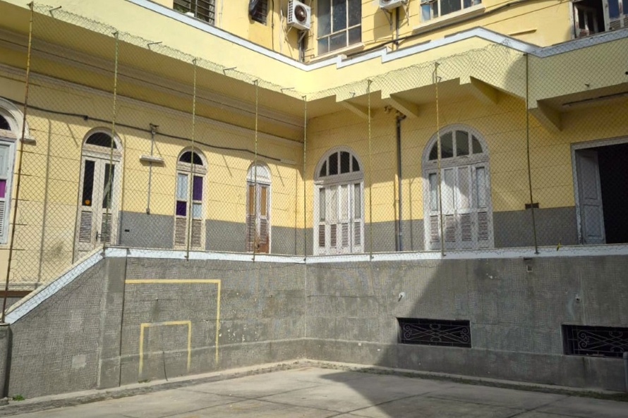 Uma parte do pátio A foi recuperada