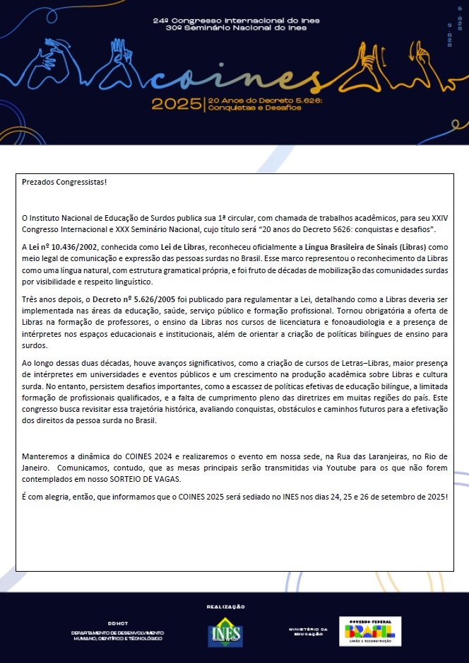 1a Circular COINES 2025 - Página 1