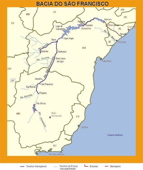 Bacia do São Francisco — Ministério da Infraestrutura