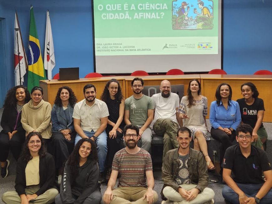 Pesquisadores do INMA ministram cursos sobre Ciência Cidadã na Universidade Federal de São João del-Rei, em Minas Gerais.