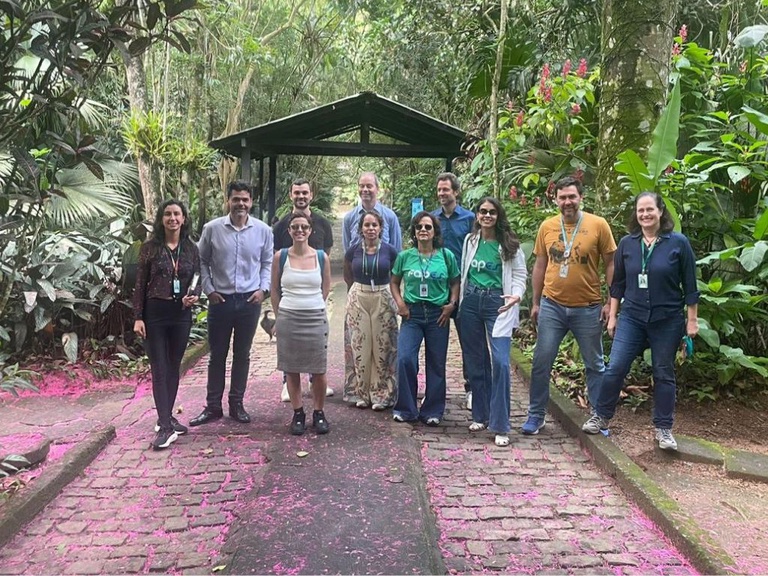 Representantes da União Europeia visitam o Instituto Nacional da Mata Atlântica