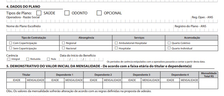 Captura da tela Vinculação de Empresa