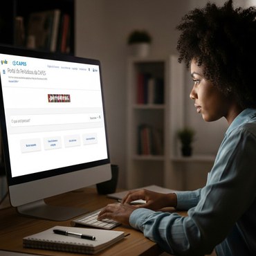 A CAPES realizou um curso online sobre seu portal de periódicos para uma turma exclusiva do Inmetro, incluindo docentes e discentes dos programas de pós-graduação.