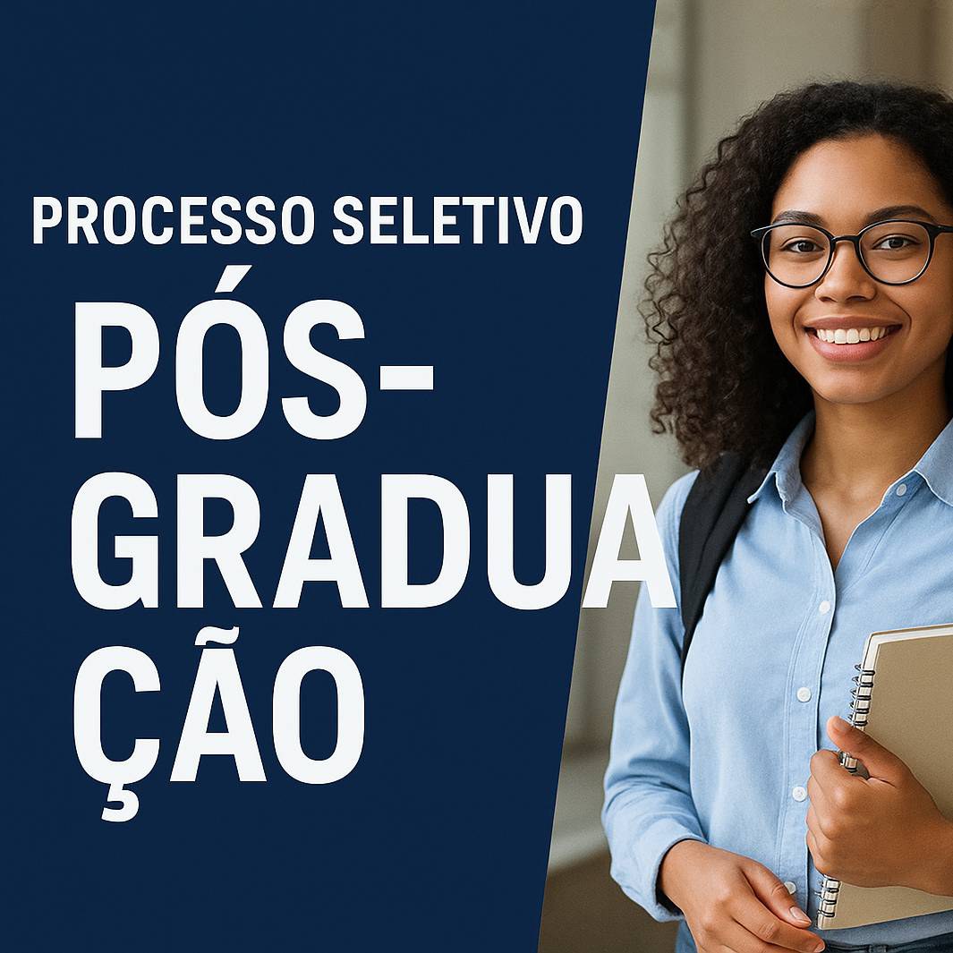 Serão oferecidas até 20 vagas para Mestrado no segundo semestre de 2025.