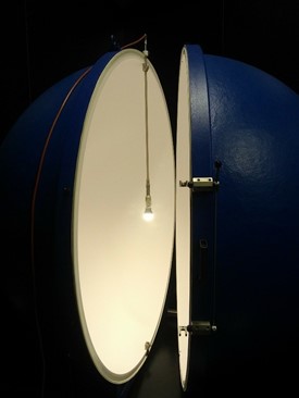 Esfera integradora para medição de fluxo luminoso