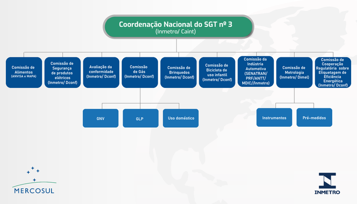 Estrutura do SGT3 MERCOSUL
