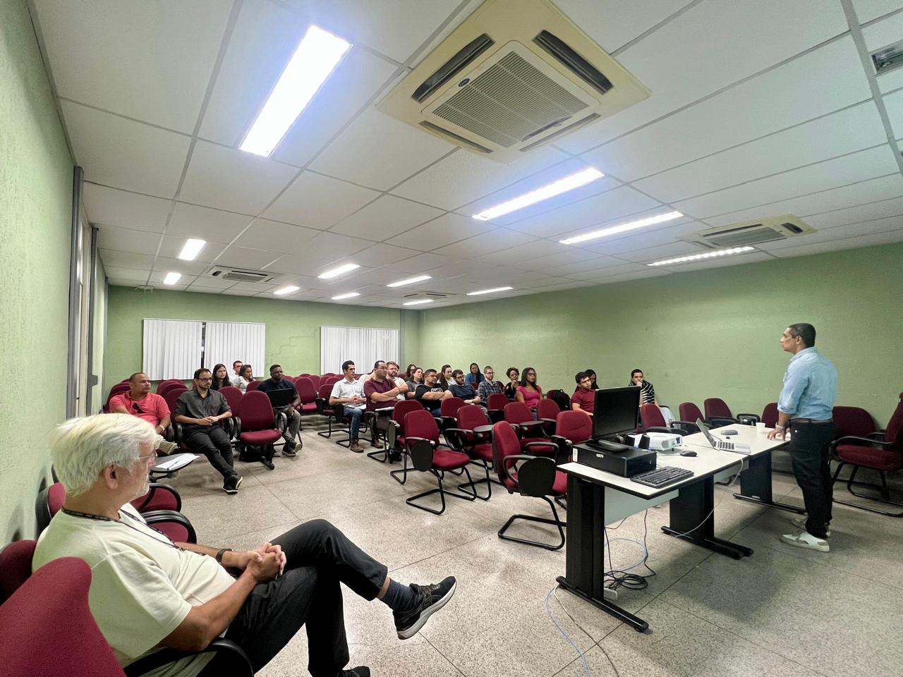 Os coordenadores, Celso Barbosa de Sant’Anna Filho e Rodrigo Pereira Barretto da Costa-Félix, apresentaram as metas e ações previstas para 2025, no âmbito do PPGMT.