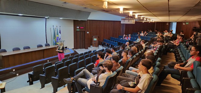 A programação ocorreu no auditório do Campus do Inmetro, em Xerém.