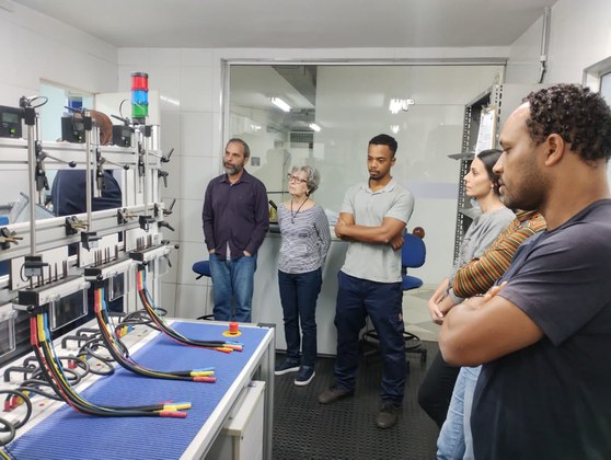 Os representantes do Instituto de Gestão da Qualidade e Propriedade Intelectual (IGPQI) de Cabo Verde, participaram também de oficinas realizadas no Ipem-RJ