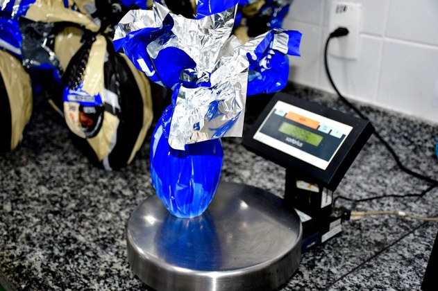 Produtos pré-medidos, como os ovos de páscoa, tiveram seu peso conferido durante a Operação Páscoa