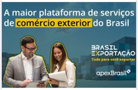 Plataforma Brasil Exportação completa um ano com mais de 800 serviços para quem deseja exportar