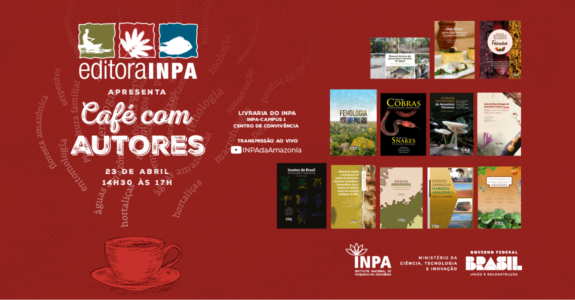 Editora do Inpa lança 13 obras com foco na diversidade amazônica em tarde de autógrafos com autores