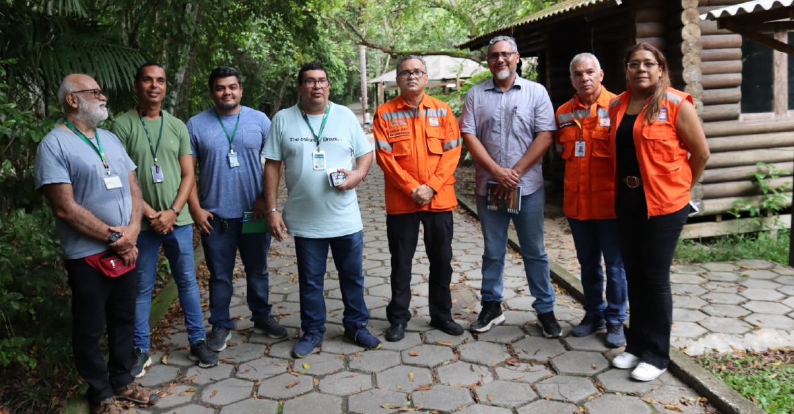 Inpa e Prefeitura discutem solução para manutenção da  rede de drenagem que corta o Lago Amazônico do Bosque da Ciência