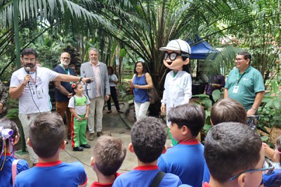 Abertura do evento com participação do diretor do Inpa e lançamento do Bosquinho. Foto Ascom/Inpa.