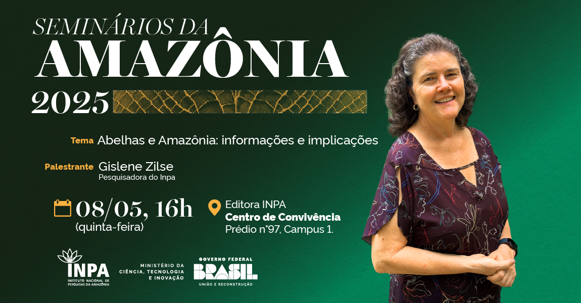 6ª Edição dos Seminários da Amazônia discute o papel das abelhas na biodiversidade amazônica