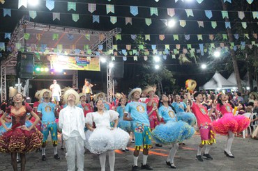 A beleza da quadrilha Gymnasianos na Roça. Foto: Fernanda Reis- Ascom Inpa.
