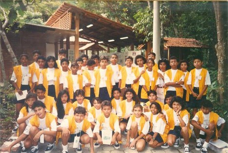 1ª Turma do projeto Pequenos Guias. Foto: Acervo Lapsea/Inpa.