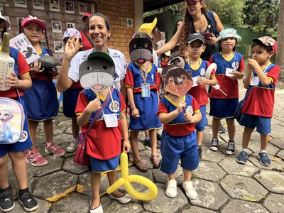 Atividade sobre mamíferos aquáticos realizada nesta sexta, 10/12. Foto: Igor Souza- Ascom Inpa.