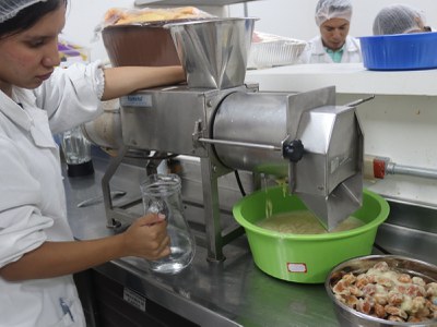 Oficina educativa “Aproveitamento Integral dos Alimentos". Foto: Carol Sackser - Ascom Inpa.