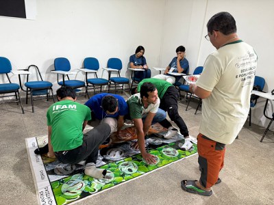 Atividades do Lacia na SNCT do Ifam. Foto: Divulgação Lacia.
