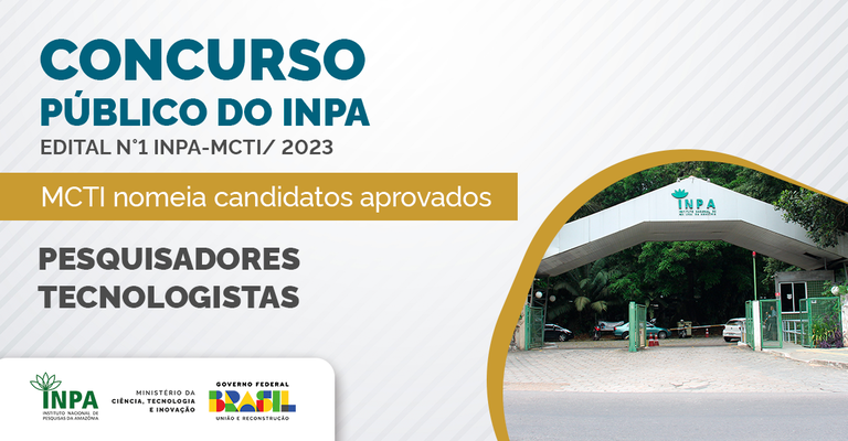 banner nomeação concurso Inpa