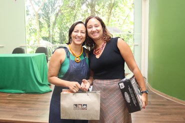 Mariana de Oliveira Santos, analista em C&T, integra a COGIE. Foto: Anne Karoline- Ascom Inpa.