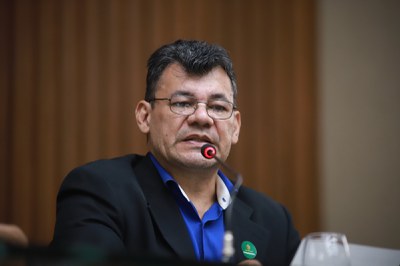 Coordenador-Geral de Pesquisa, Capacitação e Extensão do Inpa, Jorge Porto Rebelo na sessão especial.