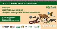 Projetos do Inpa estarão na exposição Animais da Amazônia, no Manauara Shopping, até o dia 25 de setembro