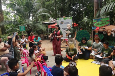1ª Edição do Férias no Bosque. Foto Camila Barbosa- Ascom Inpa.