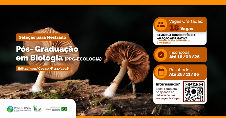 Banner: Carol Sackser (Ascom/Inpa) / Foto: Daniela Bôlla