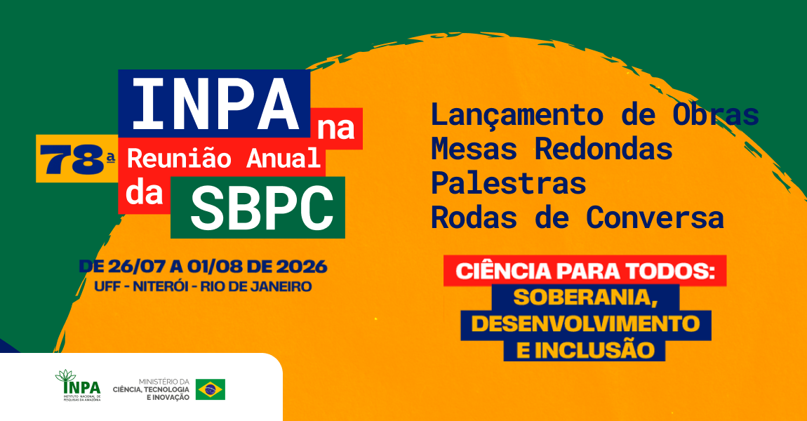 Inpa apresenta estande interativo sobre Amazônia na SBPC 2026
