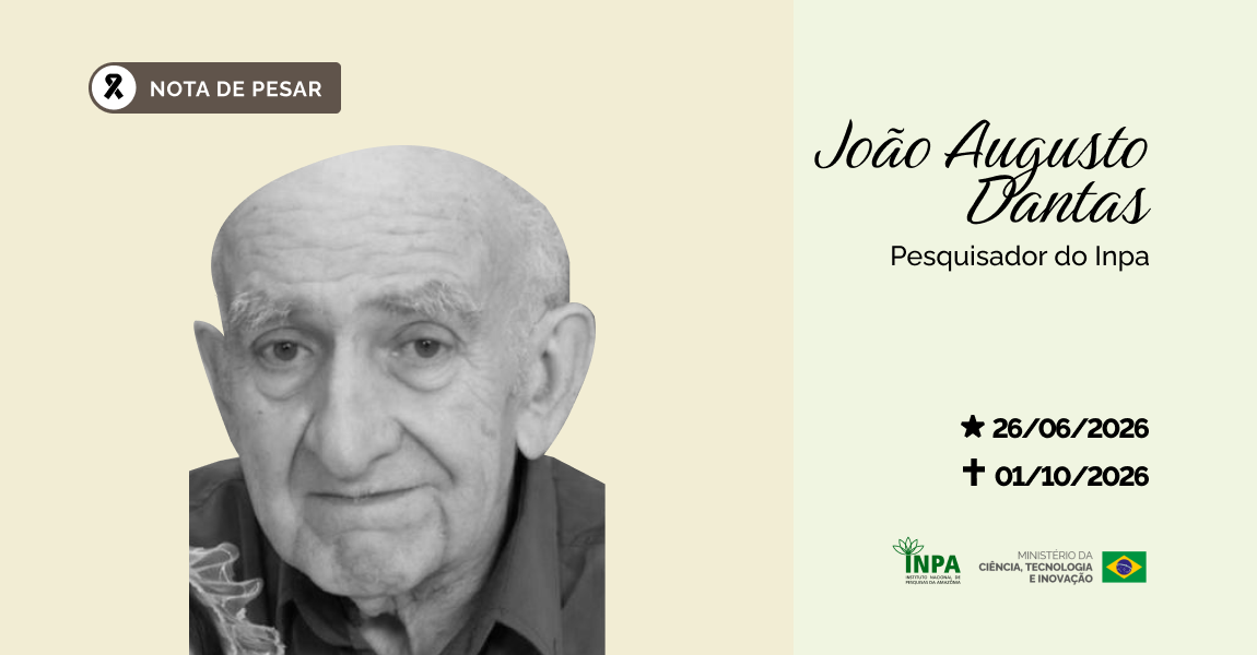 Inpa lamenta o falecimento do pesquisador José Augusto Dantas