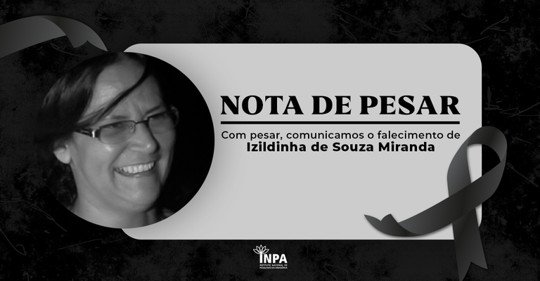 Nota de pesar - Izildinha de Souza Miranda