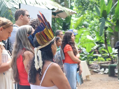 Abertura da Exposição. Foto Kaylane Golvin- Ascom Inpa.
