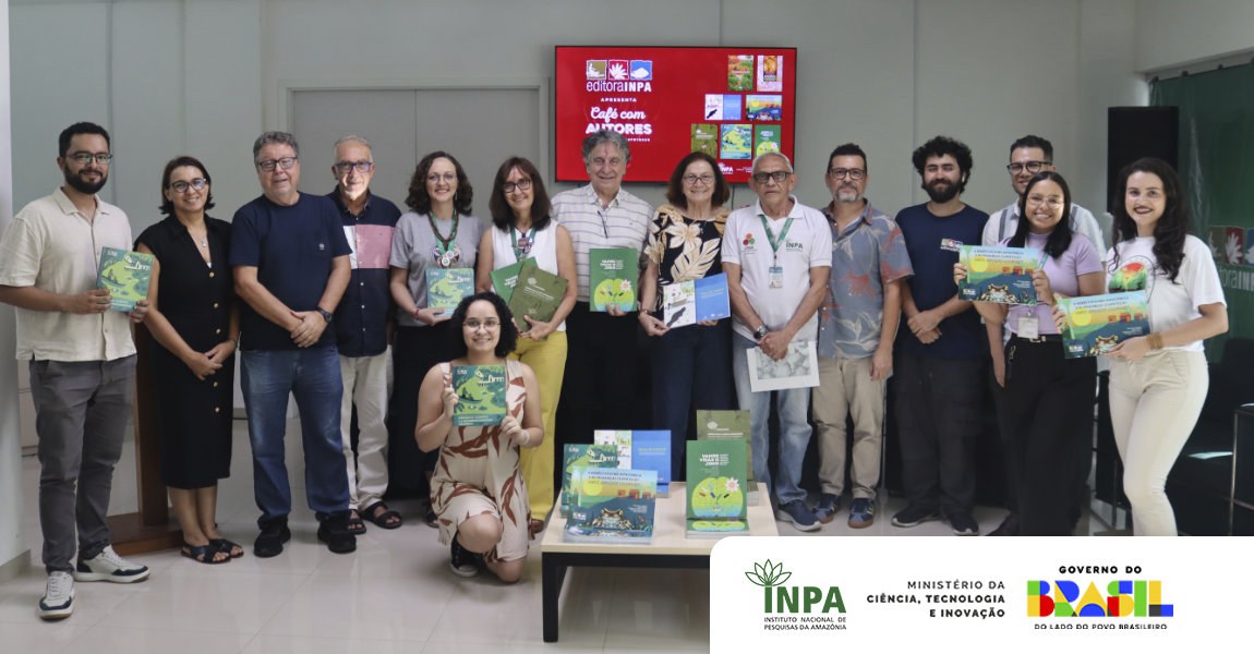 Segunda edição do ‘Café com Autores’ do Inpa traz  obras científicas e de popularização da ciência