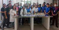 Estudantes do Ensino Médio  visitam laboratórios e coleções de microrganismos do Inpa