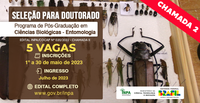 Inpa oferece cinco vagas em seleção para doutorado em Entomologia
