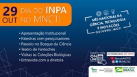 INPA participa do Mês Nacional de Ciência, Tecnologia e Inovações nesta quinta-feira