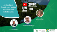 Inpa realiza a Live "Avaliação de Tecnologias Sociais: Possibilidades metodológicas"