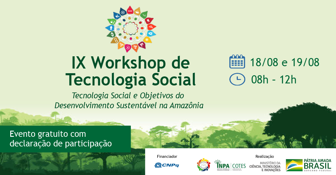 Live de Tecnologia Social do Inpa apresenta iniciativas de manejo florestal  em comunidades no as — Instituto Nacional de Pesquisas da Amazônia -  INPA