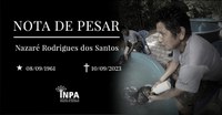 Nota de Pesar - Nazaré Rodrigues dos Santos