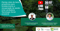 Pesquisador do Inpa, Juan Revilla, compartilha conhecimentos sobre plantas medicinais da Amazônia em Live