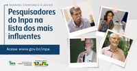 Pesquisadores do Inpa estão na lista dos 100.000 cientistas mais influentes do mundo