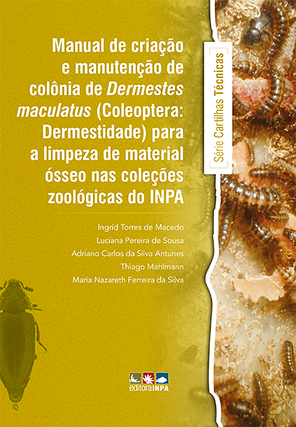 Manual de criação e manutenção de colônia de Dermestes maculatus - Capa.png