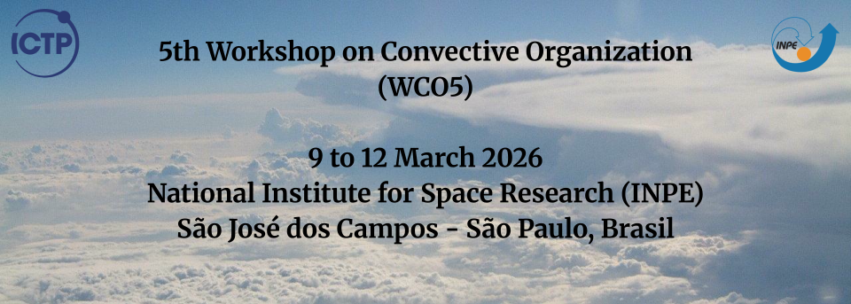 Banner 5º Workshop sobre Organização Convectiva (WCO5)